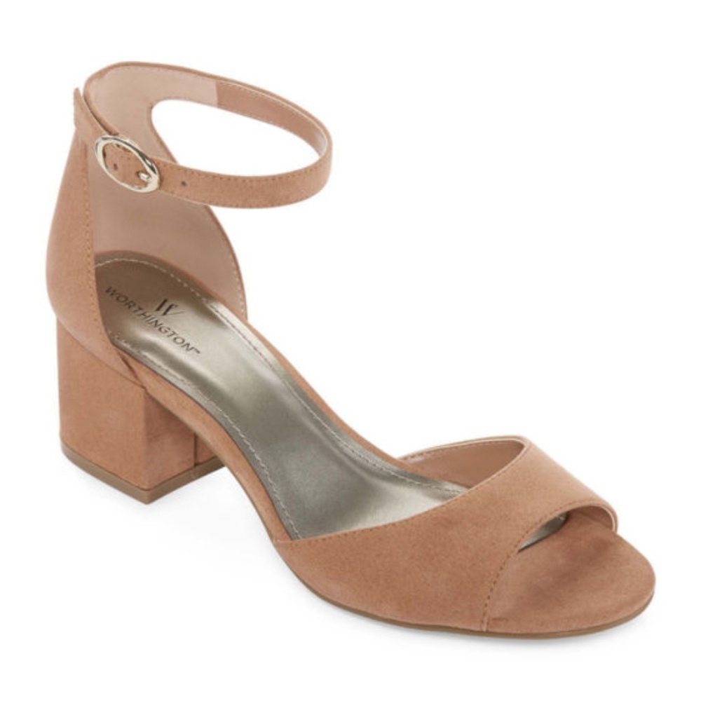 Worthington Womens Ischia Pumps Buckle Open Toe
